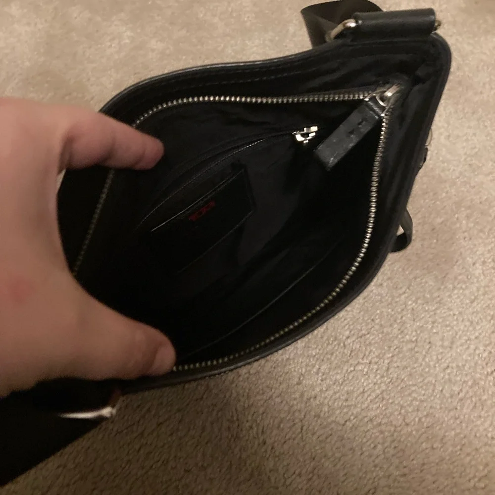 EUC TUMI Black Crossbody Bag - Picture 6 of 8